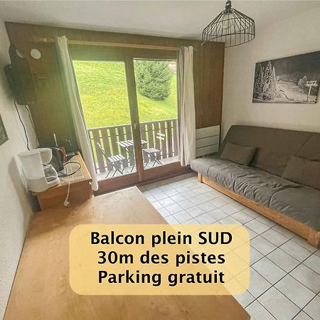 Joli Studio 4 Pers 30M Des Pistes Balcon Plein Sud Au Pieds Des Pistes B27- Draps Non Compris Saint-Jean-dʼAulps المظهر الخارجي الصورة