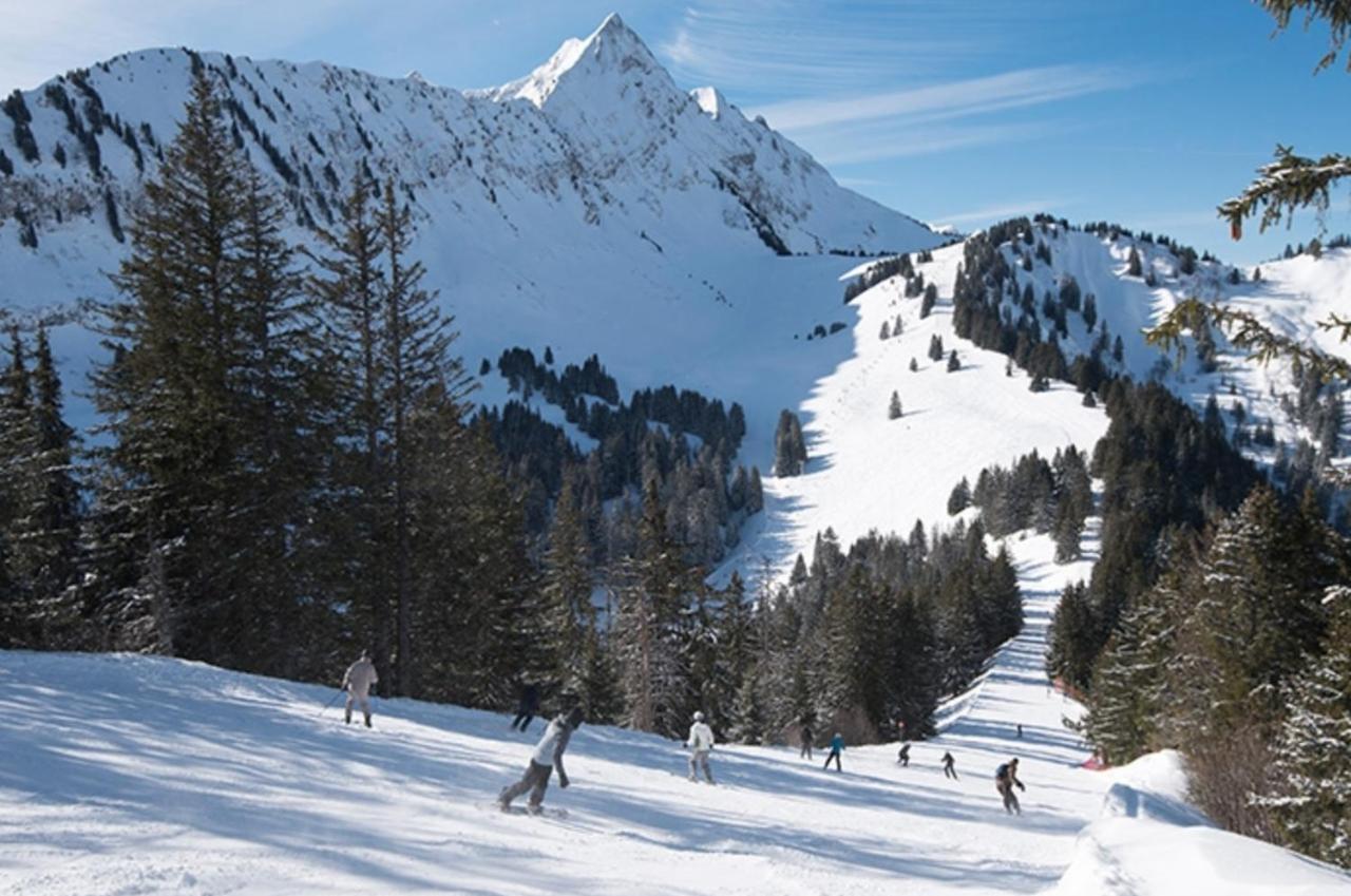 Joli Studio 4 Pers 30M Des Pistes Balcon Plein Sud Au Pieds Des Pistes B27- Draps Non Compris Saint-Jean-dʼAulps المظهر الخارجي الصورة