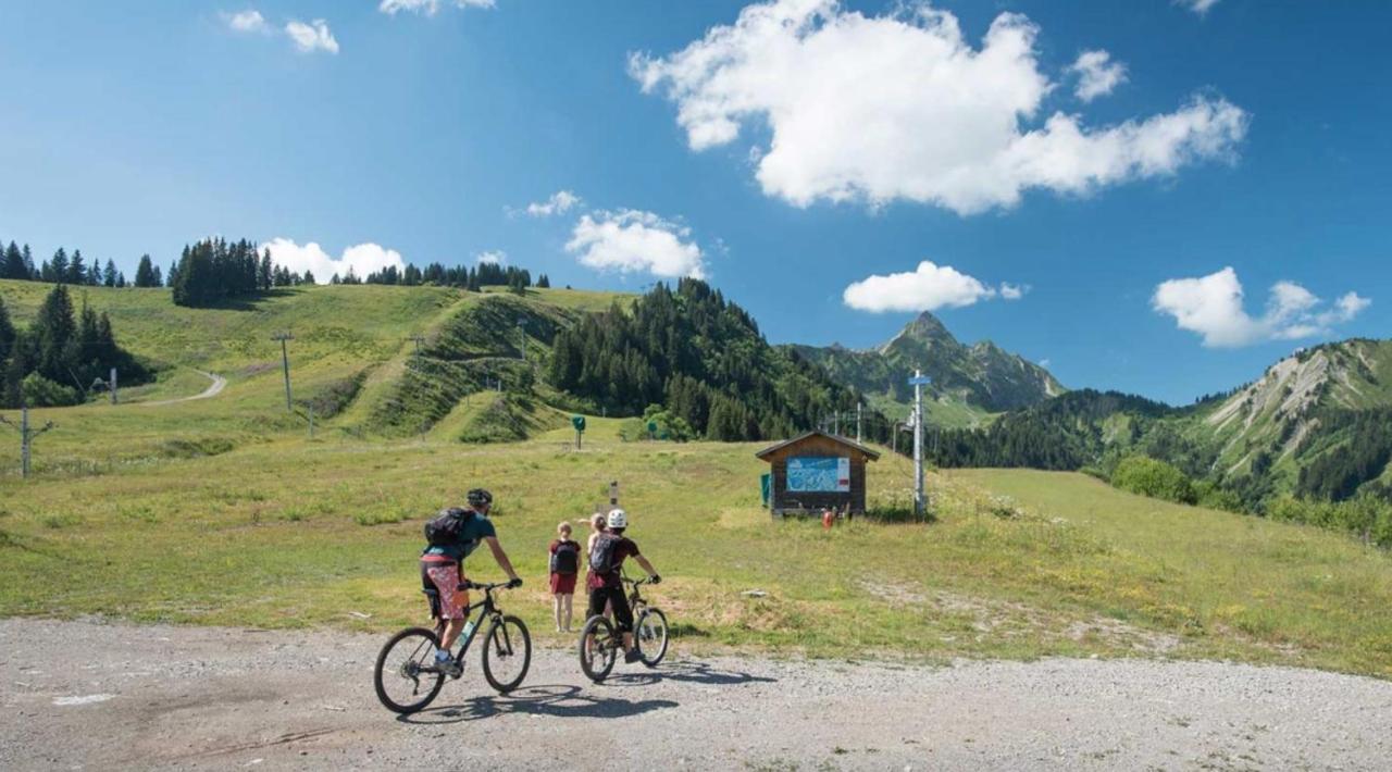 Joli Studio 4 Pers 30M Des Pistes Balcon Plein Sud Au Pieds Des Pistes B27- Draps Non Compris Saint-Jean-dʼAulps المظهر الخارجي الصورة