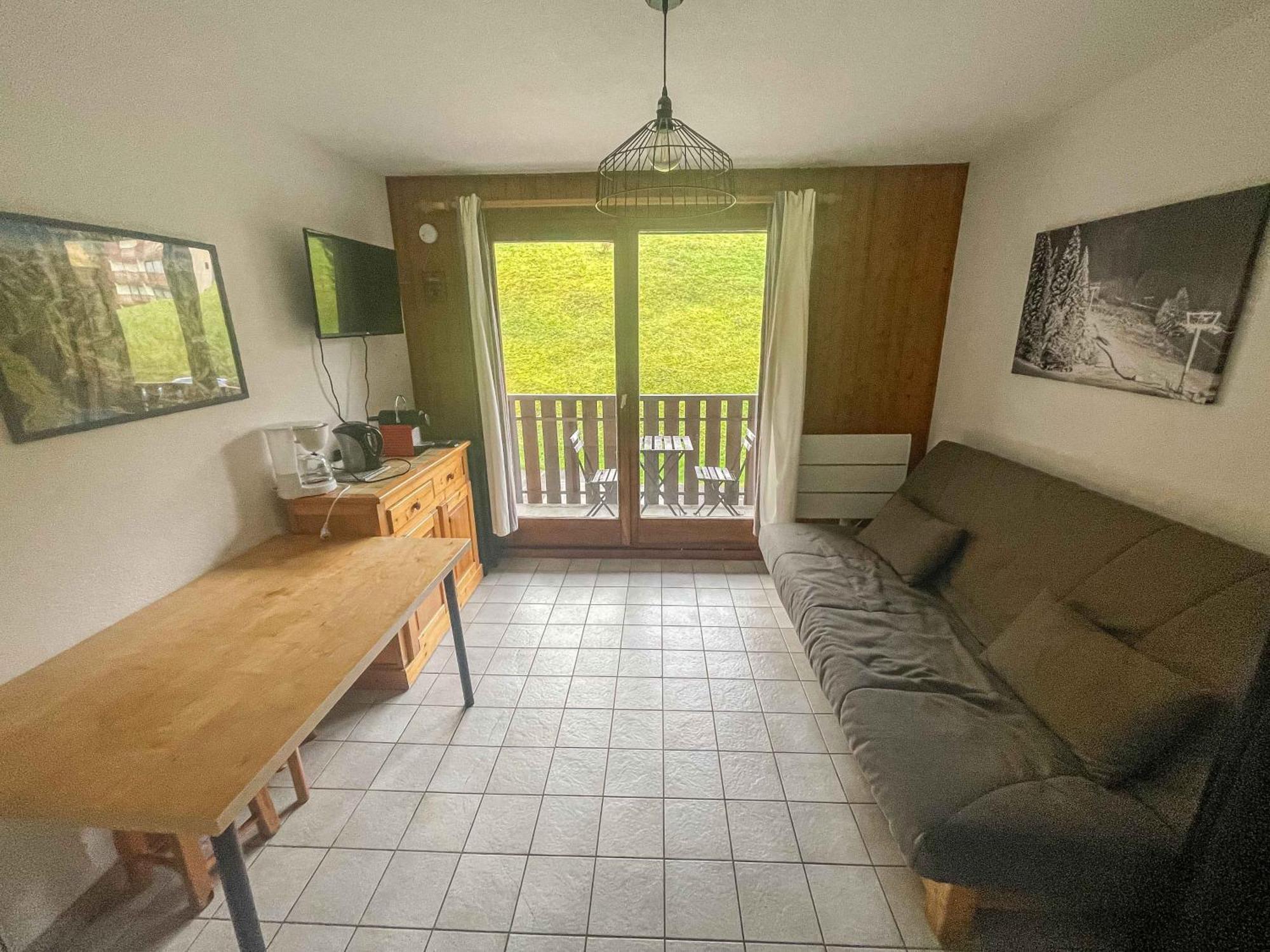 Joli Studio 4 Pers 30M Des Pistes Balcon Plein Sud Au Pieds Des Pistes B27- Draps Non Compris Saint-Jean-dʼAulps المظهر الخارجي الصورة