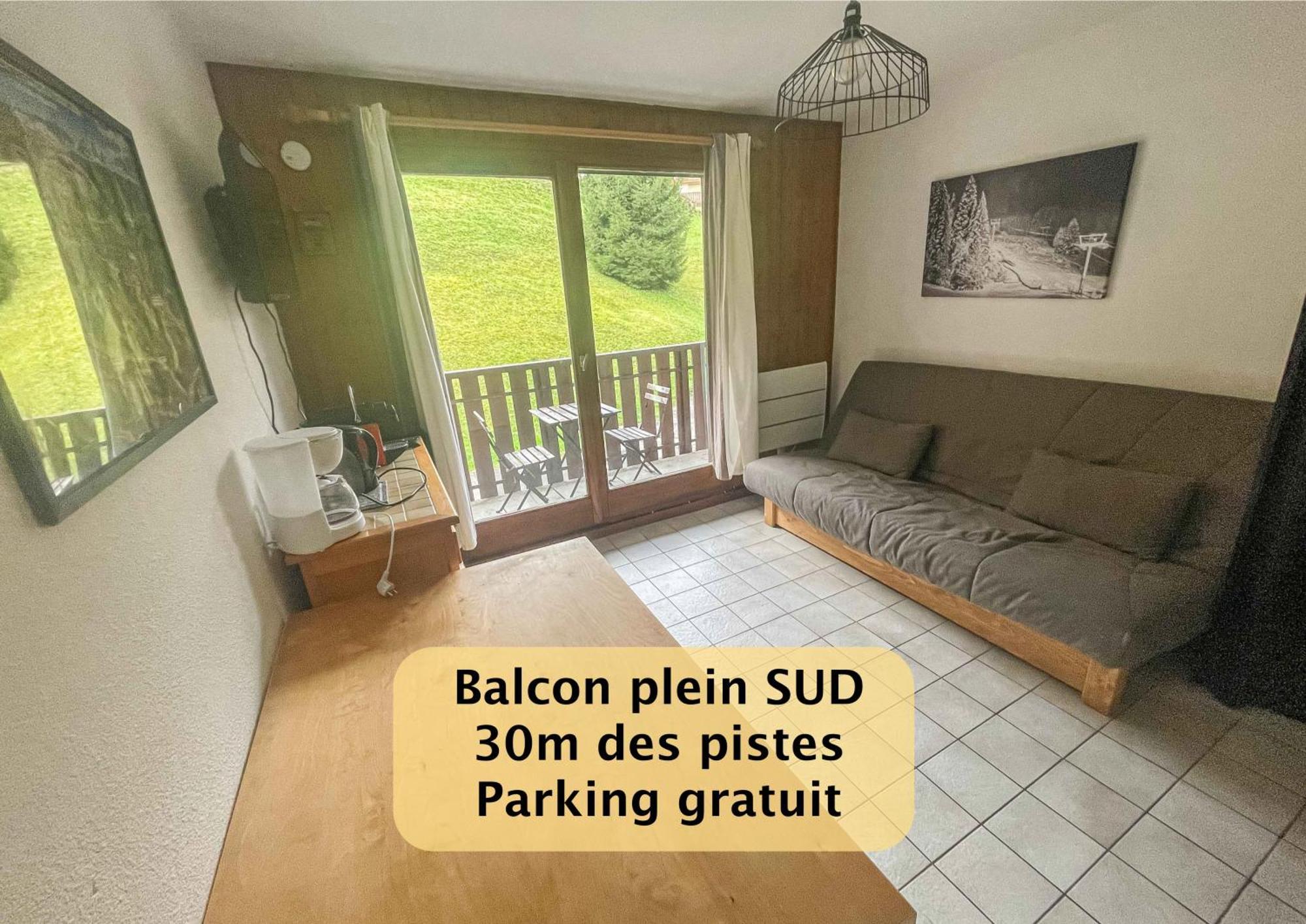 Joli Studio 4 Pers 30M Des Pistes Balcon Plein Sud Au Pieds Des Pistes B27- Draps Non Compris Saint-Jean-dʼAulps المظهر الخارجي الصورة